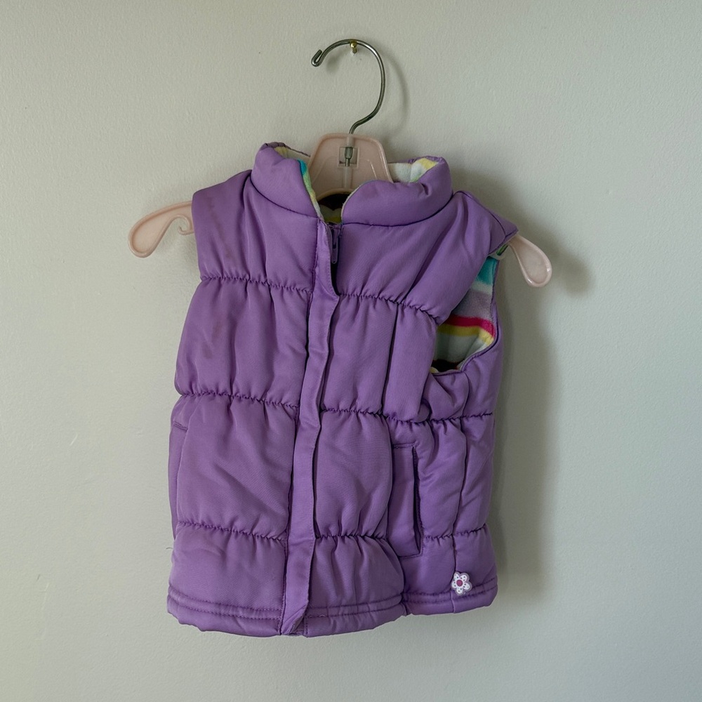 Carter’s Purple Vest with Colorful Lining